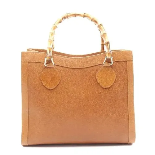 Pre-owned Leather Handbag - Gucci Vintage - Modalova