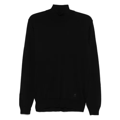 Wool Mock-Neck Sweater - Corneliani - Modalova