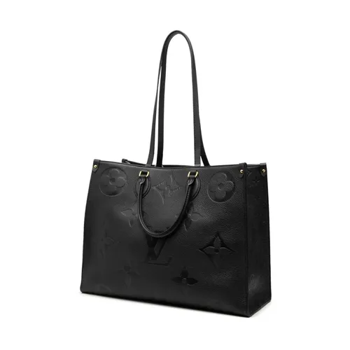 Pre-owned Embossed Leather Tote - Louis Vuitton Vintage - Modalova