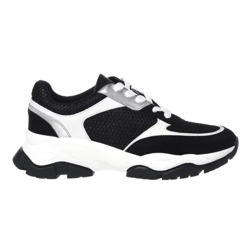 Suede and Mesh Sneaker - Baldinini - Modalova