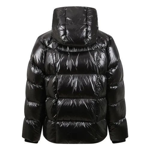 Black Technical Fabric Hooded Jacket - Dsquared2 - Modalova