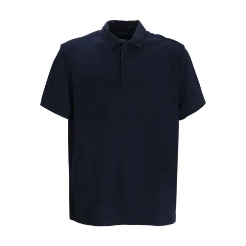 Zip Polo Shirt - Hugo - Modalova