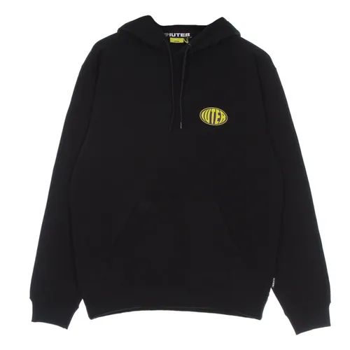 Black Hoodie with Kangaroo Pocket - Iuter - Modalova