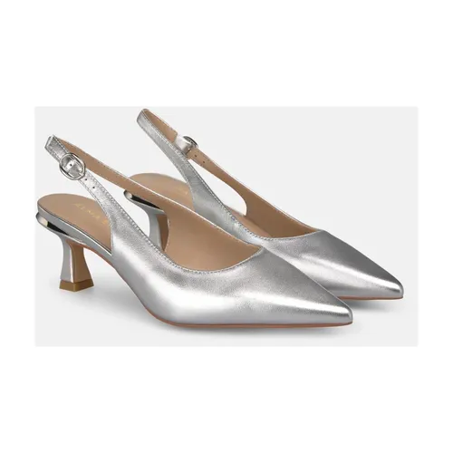 Slingback Pump with Rhinestones - Alma EN Pena - Modalova