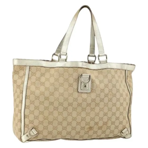 Pre-owned Canvas Tote Bag - Gucci Vintage - Modalova