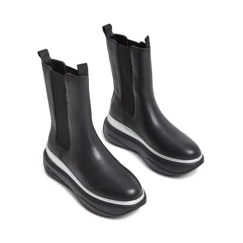 Black Leather Chelsea Boots - Liu Jo - Modalova