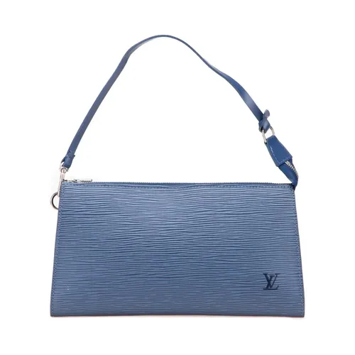 Pre-owned Compact Striped Leather Baguette with Secure Zipper Closure - Louis Vuitton Vintage - Modalova