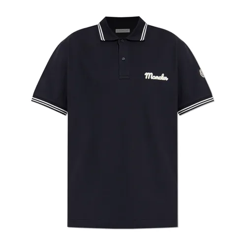 Polo con logo - Moncler - Modalova