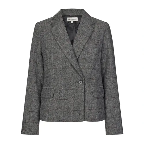 Short Grey Wool Blazer - Lollys Laundry - Modalova