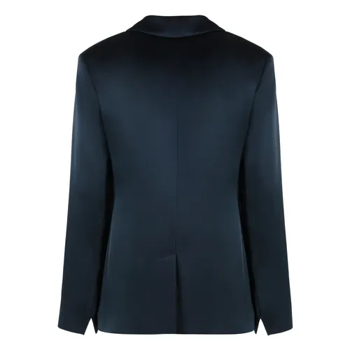 Satin blazer with lapel collar - Max Mara - Modalova