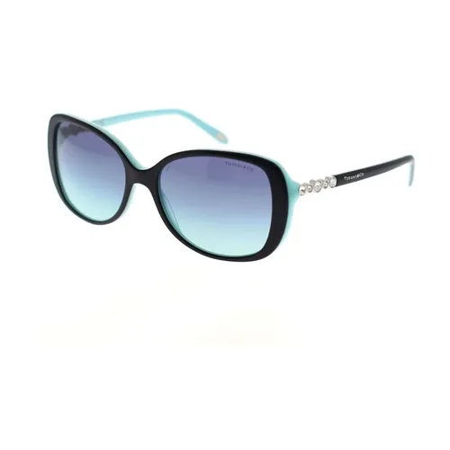 Rectangular Sunglasses with Crystals - Tiffany - Modalova