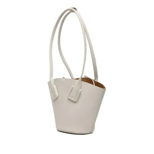 Pre-owned Leather Bucket Bag - Bottega Veneta Vintage - Modalova