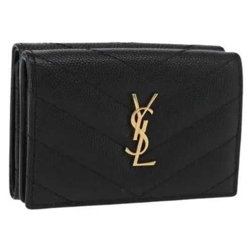 Pre-owned Leather Wallet - Saint Laurent Vintage - Modalova