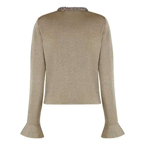 Crystal Trim Cardigan - Self Portrait - Modalova
