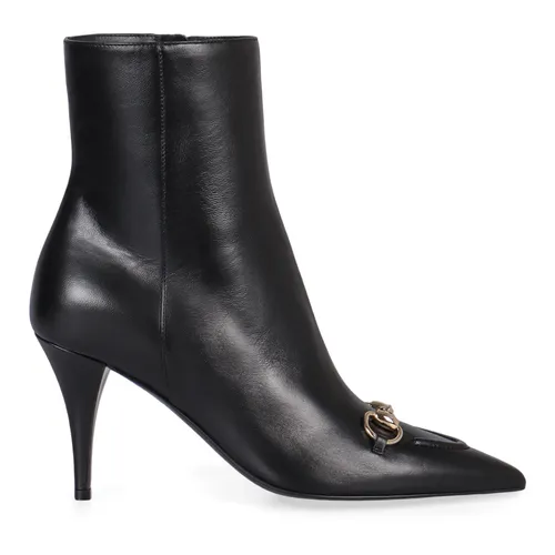 Ankle Boot with Horsebit - Gucci - Modalova