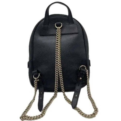 Pre-owned Leather backpacks - Gucci Vintage - Modalova