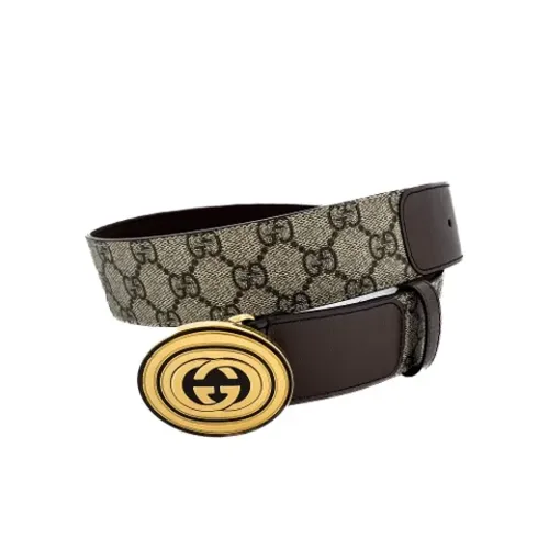 Pre-owned Canvas Belt - Gucci Vintage - Modalova