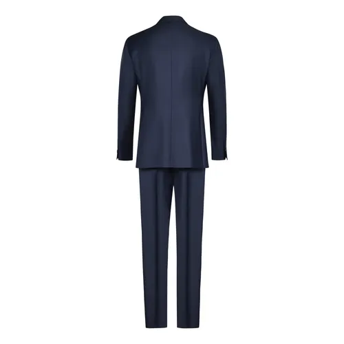 Blue Merino Wool Suit - Franzese Collection - Modalova