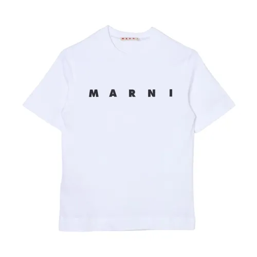 White Logo Tee - Marni - Modalova