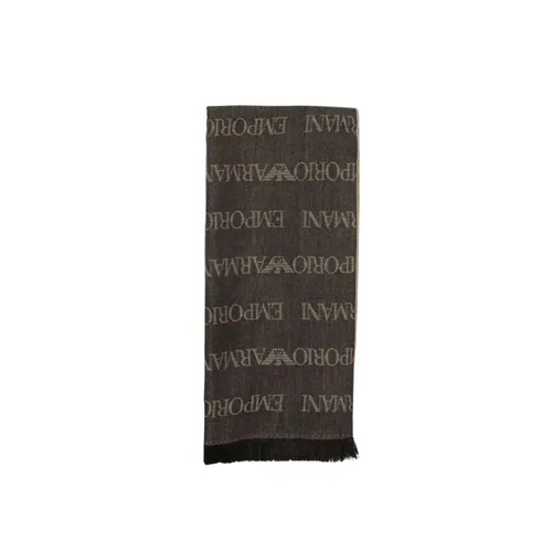 Bufanda Tejida Rectangular - Emporio Armani - Modalova