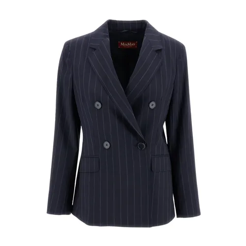 Pinstripe Wool Blazer - Max Mara Studio - Modalova