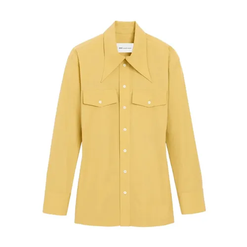 Sharp Collar Fitted Shirt - Ami Paris - Modalova