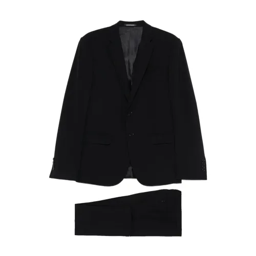 Wool Single-breasted Suit - Emporio Armani - Modalova