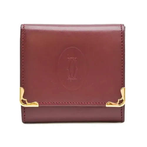 Pre-owned Leather Wallet - Cartier Vintage - Modalova