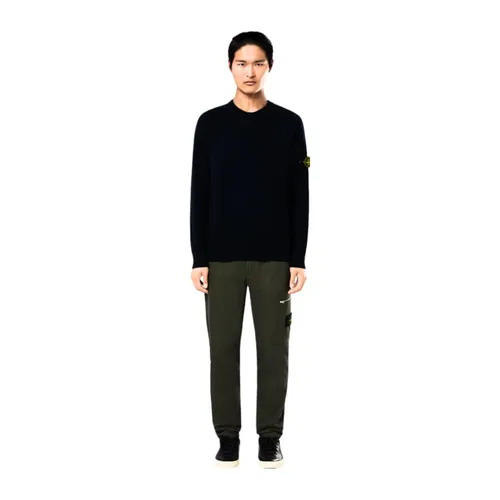 Loose Fit Cardigan in Black - Stone Island - Modalova