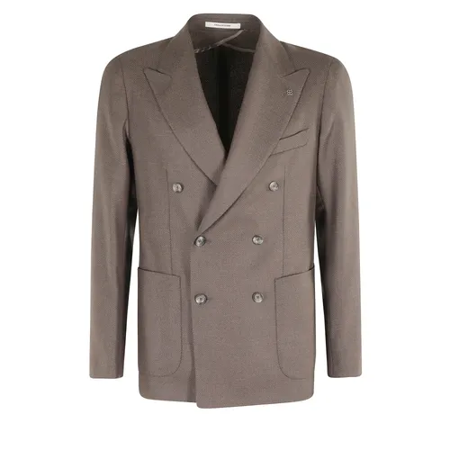 Hopsack Wool Monopetto - Tagliatore - Modalova