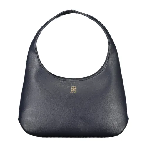 Blue Shoulder Bag with Zip Closure - Tommy Hilfiger - Modalova