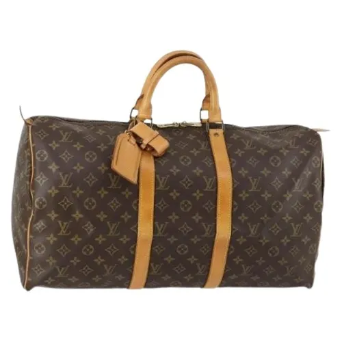 Pre-owned Canvas Weekend Bag - Louis Vuitton Vintage - Modalova
