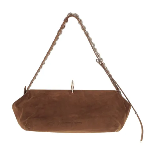 Suede Leather Handbag - Benedetta Bruzziches - Modalova