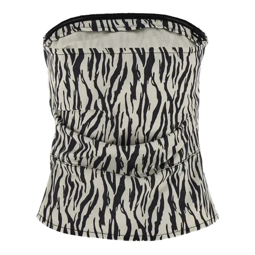 Printed Denim Top - Rotate Birger Christensen - Modalova