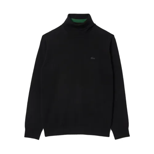 Merino Wool High Neck Pullover - Lacoste - Modalova