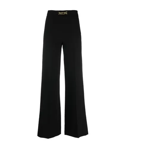 Wide Leg Pants with Oval Chain - Twinset - Modalova