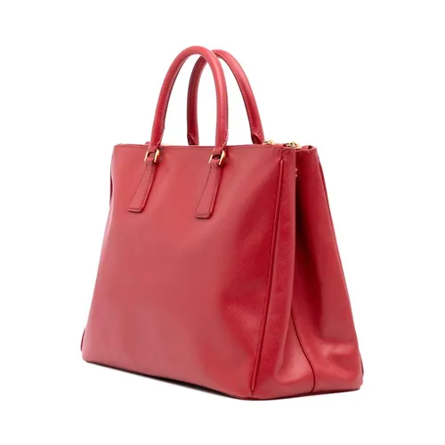 Pre-owned Structured Leather Tote Bag - Prada Vintage - Modalova