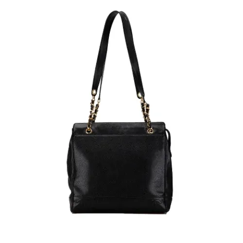 Pre-owned Vintage Caviar Leather Shoulder Bag - Chanel Vintage - Modalova