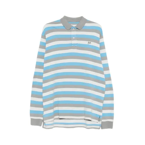 Striped Long Sleeve Polo - ERL - Modalova