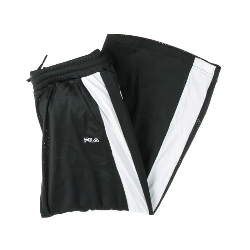 Black/White Culottes Tracksuit Pants - Fila - Modalova