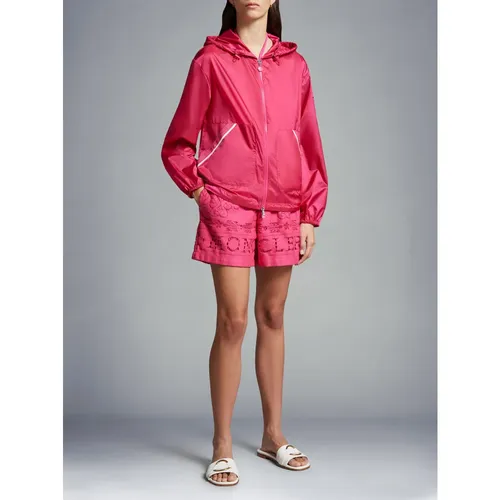 Fuchsia Jackets with Adjustable Hood - Moncler - Modalova