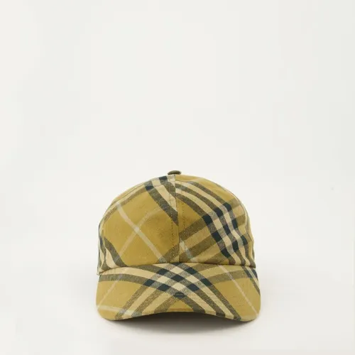 Checkered Vintage Cotton Cap - Burberry - Modalova