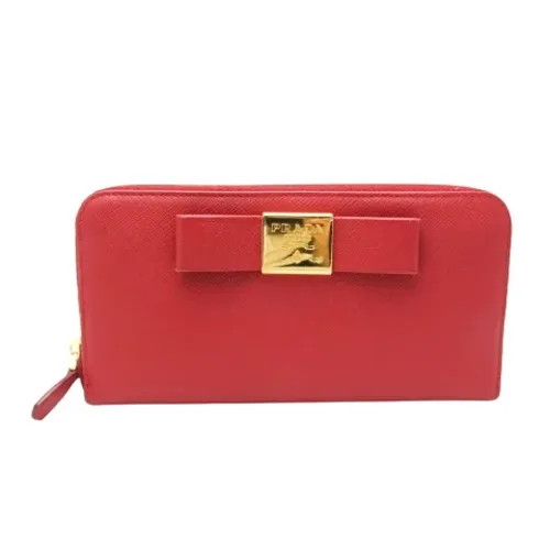 Pre-owned Vintage Canvas Wallet - Prada Vintage - Modalova