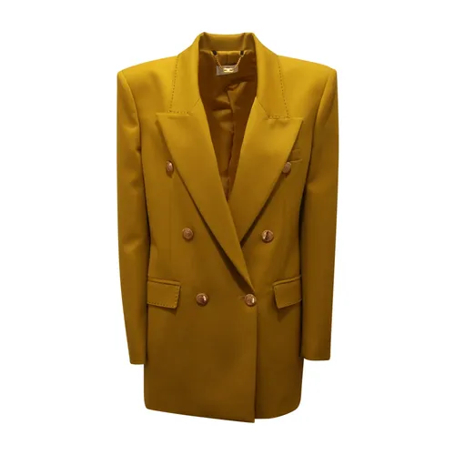 Gi-128-51E2 Double-Breasted Jacket - Elisabetta Franchi - Modalova