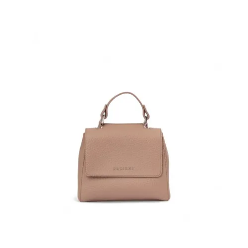 Leather Shoulder Bag with Adjustable Handle - Orciani - Modalova