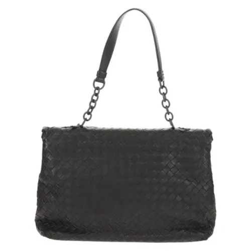 Pre-owned Leather Shoulder Bag - Bottega Veneta Vintage - Modalova