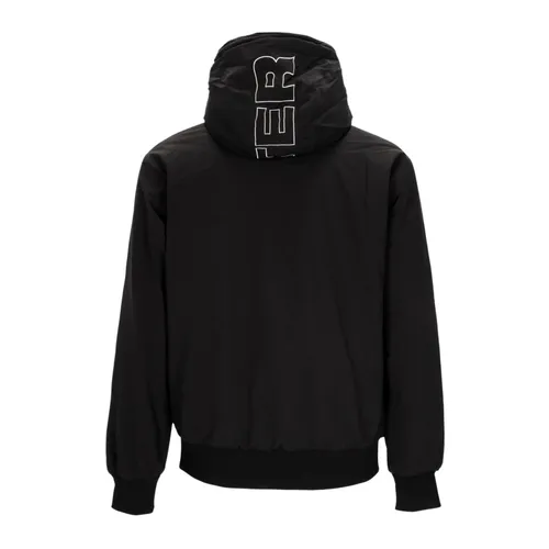 Black Shield Jacket Quilted High Neck - Iuter - Modalova