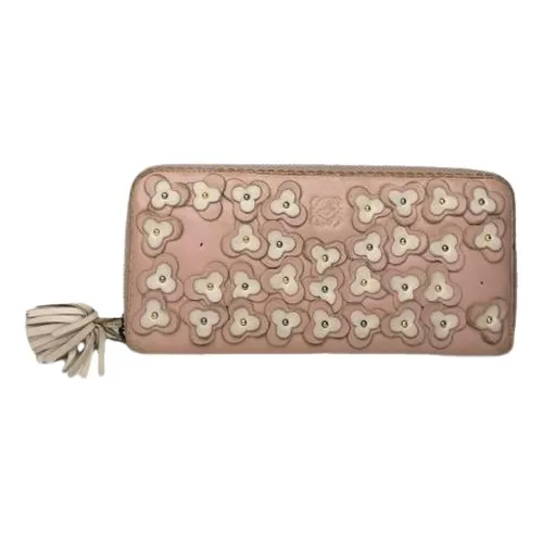 Pre-owned Leather Wallet - Loewe Pre-owned - Modalova