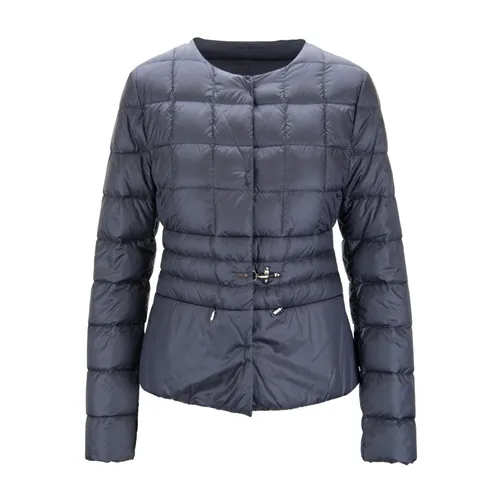 Short Down Jacket with Snap Button - Fay - Modalova