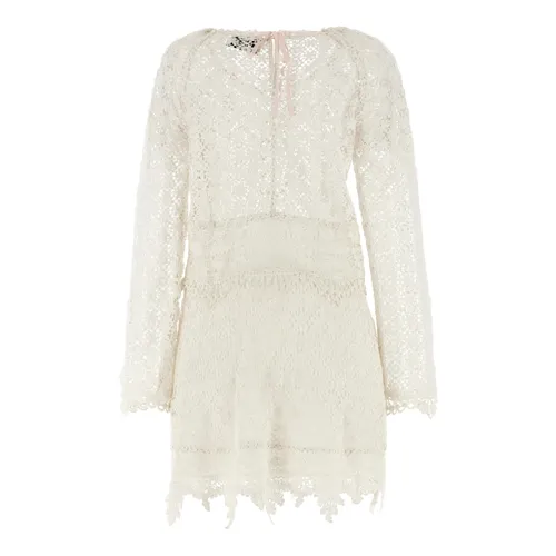 Mini Hizene Crochet Openwork Cotton Dress - Isabel Marant - Modalova